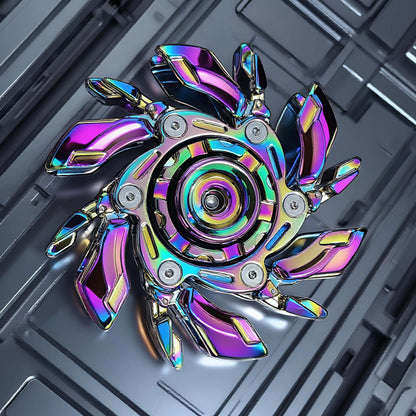 Mechanical Deformable Metal Fidget Spinner Premium