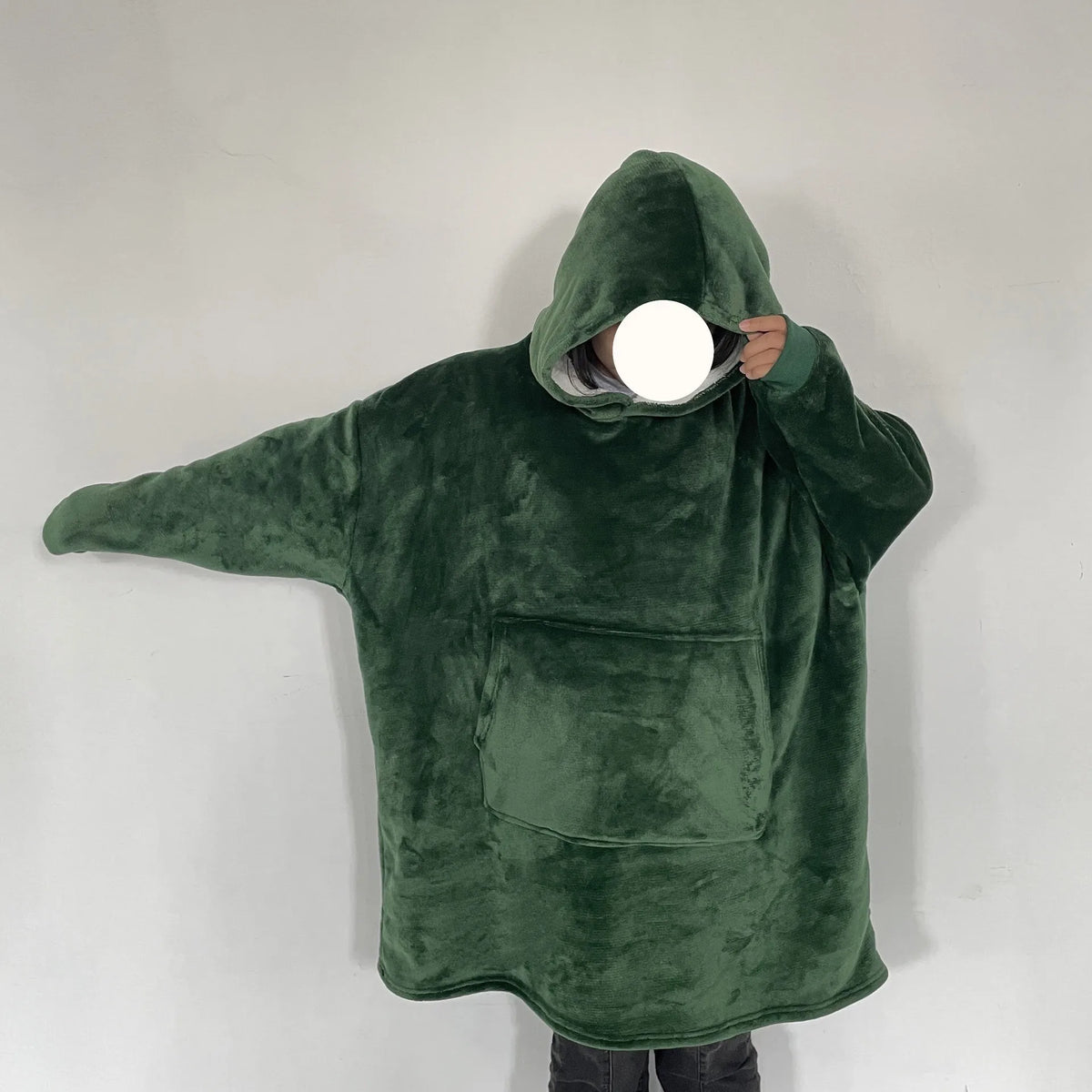 Oversized Cozy Blanket Hoodie