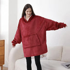 Oversized Cozy Blanket Hoodie