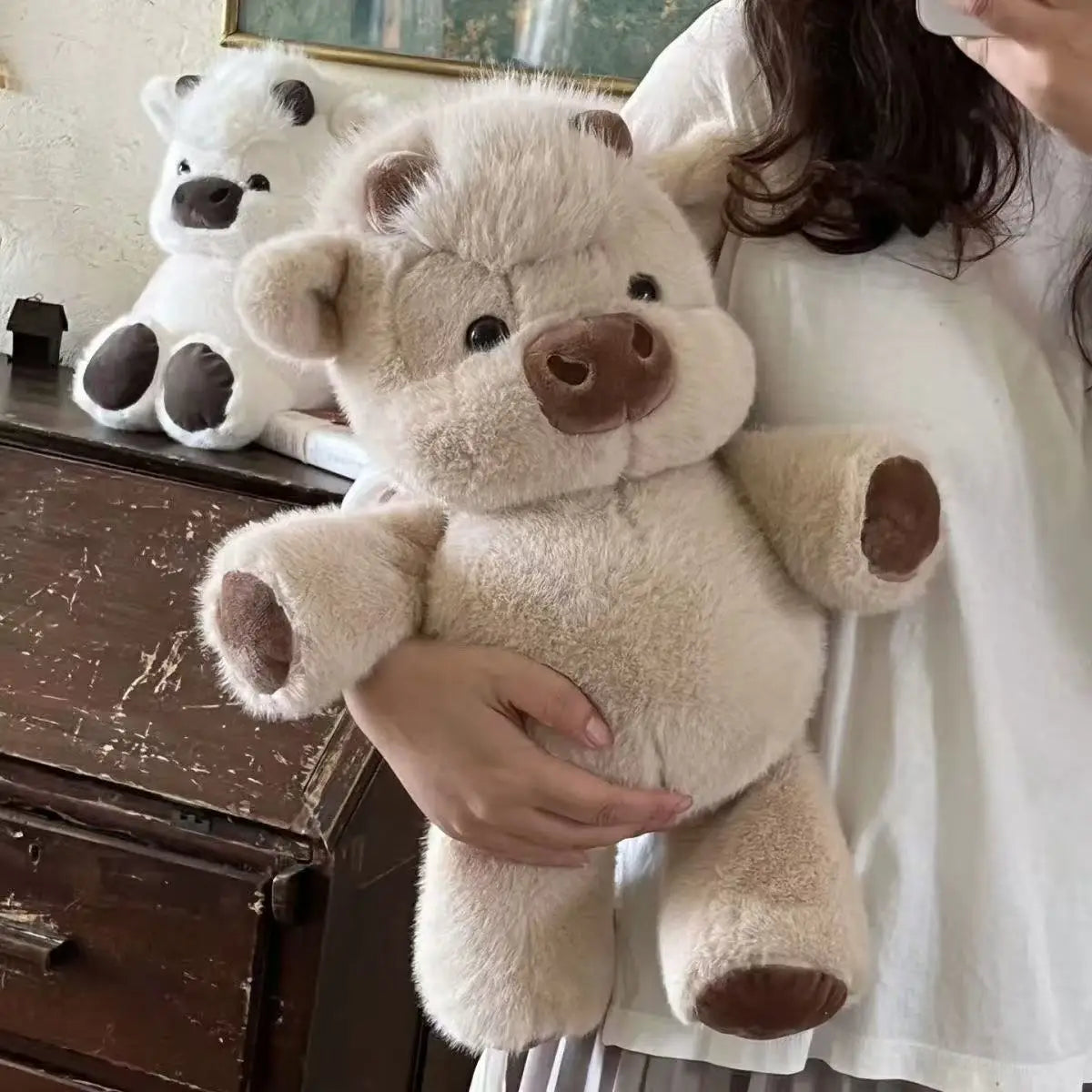 The cutest Cow plush to hug