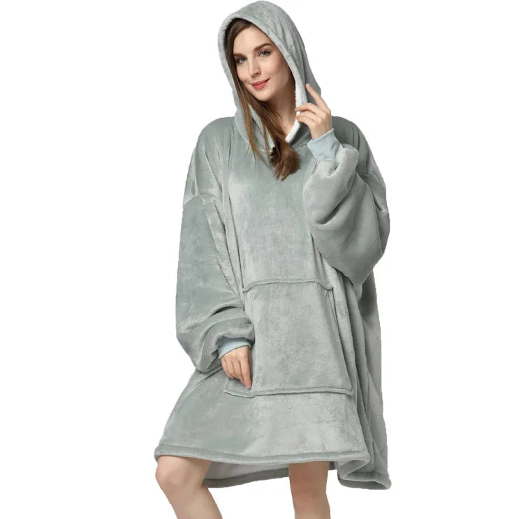 Oversized Cozy Blanket Hoodie
